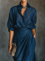 Seraphine | Elegant Blouse and Maxi Dress Set