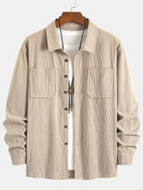 Fabrice | Ribbed Structured Overshirt