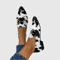 Anna | Printed Loafers with Buckle