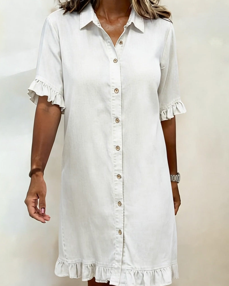 Charline | Robe en Denim Douce
