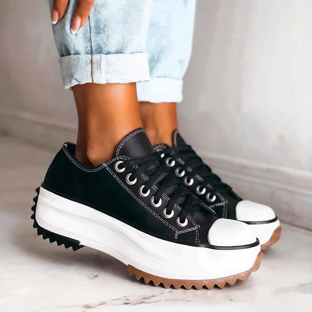 Belinda | Jagged Platform Sneakers