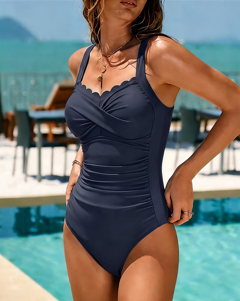 Pauline | Maillot Sculptant Taille Croisée
