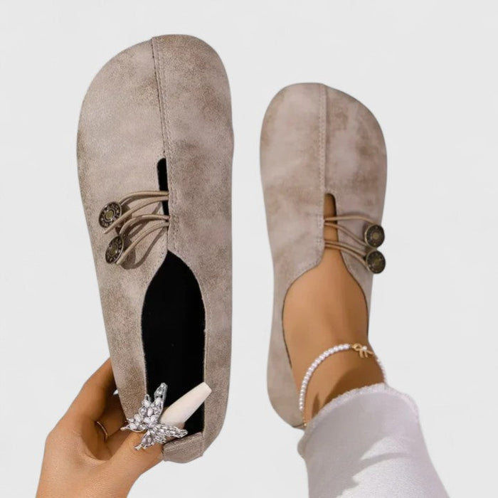 Caterina | Elegant Women's Loafers - Light Brown