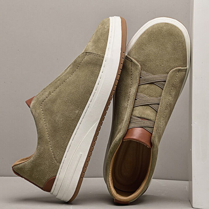 Grégoire | Sneakers Casual en Cuir de Vachette