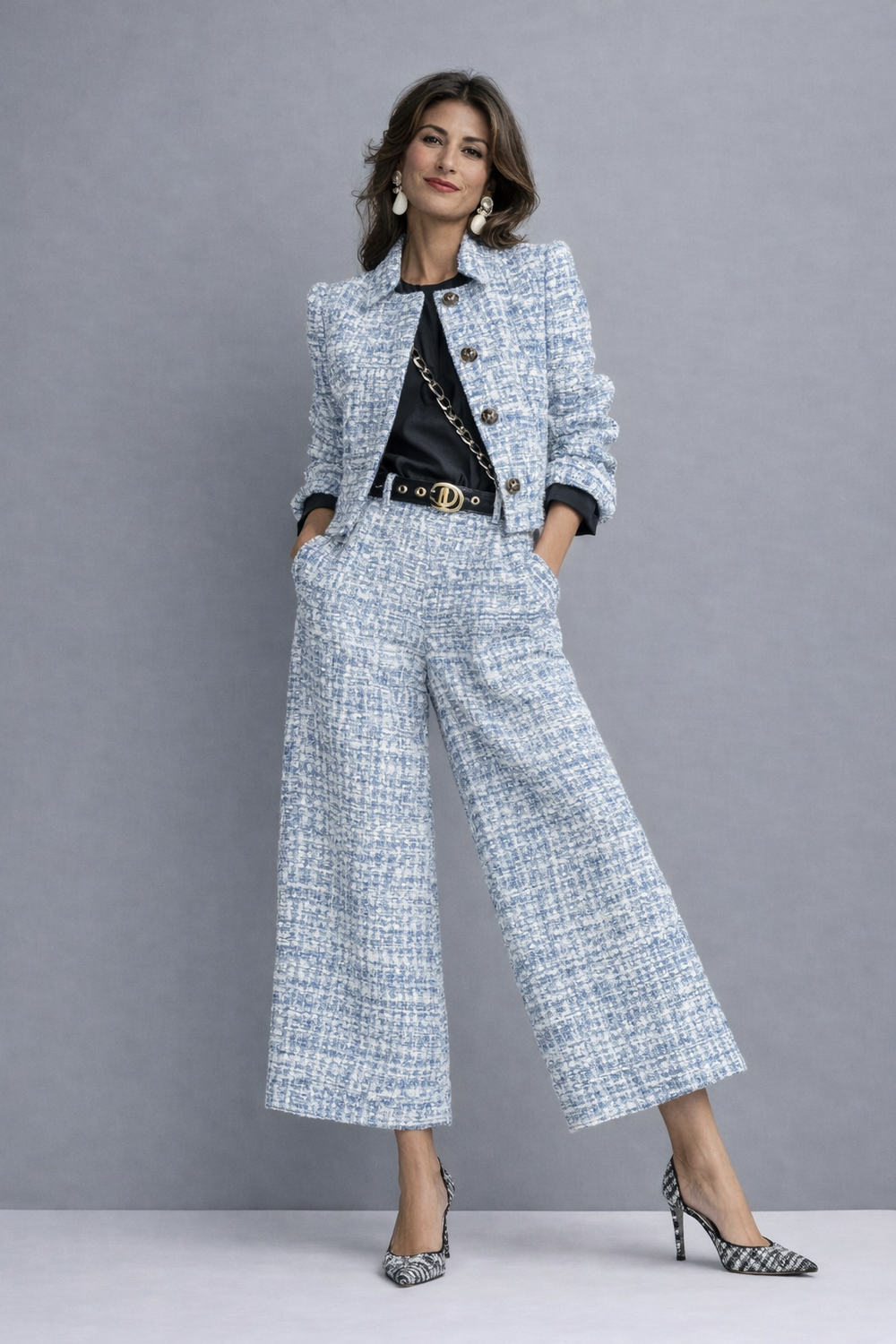 Vivienne | Tweed Set for Cool Days