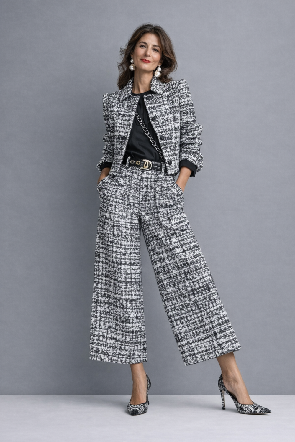 Vivienne | Tweed Set for Cool Days