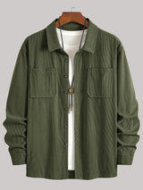 Fabrice | Ribbed Structured Overshirt