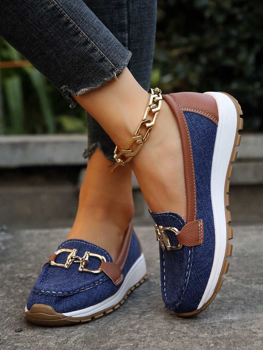 Daniela | Platform Loafers with Buckle
