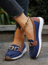 Daniela | Platform Loafers with Buckle
