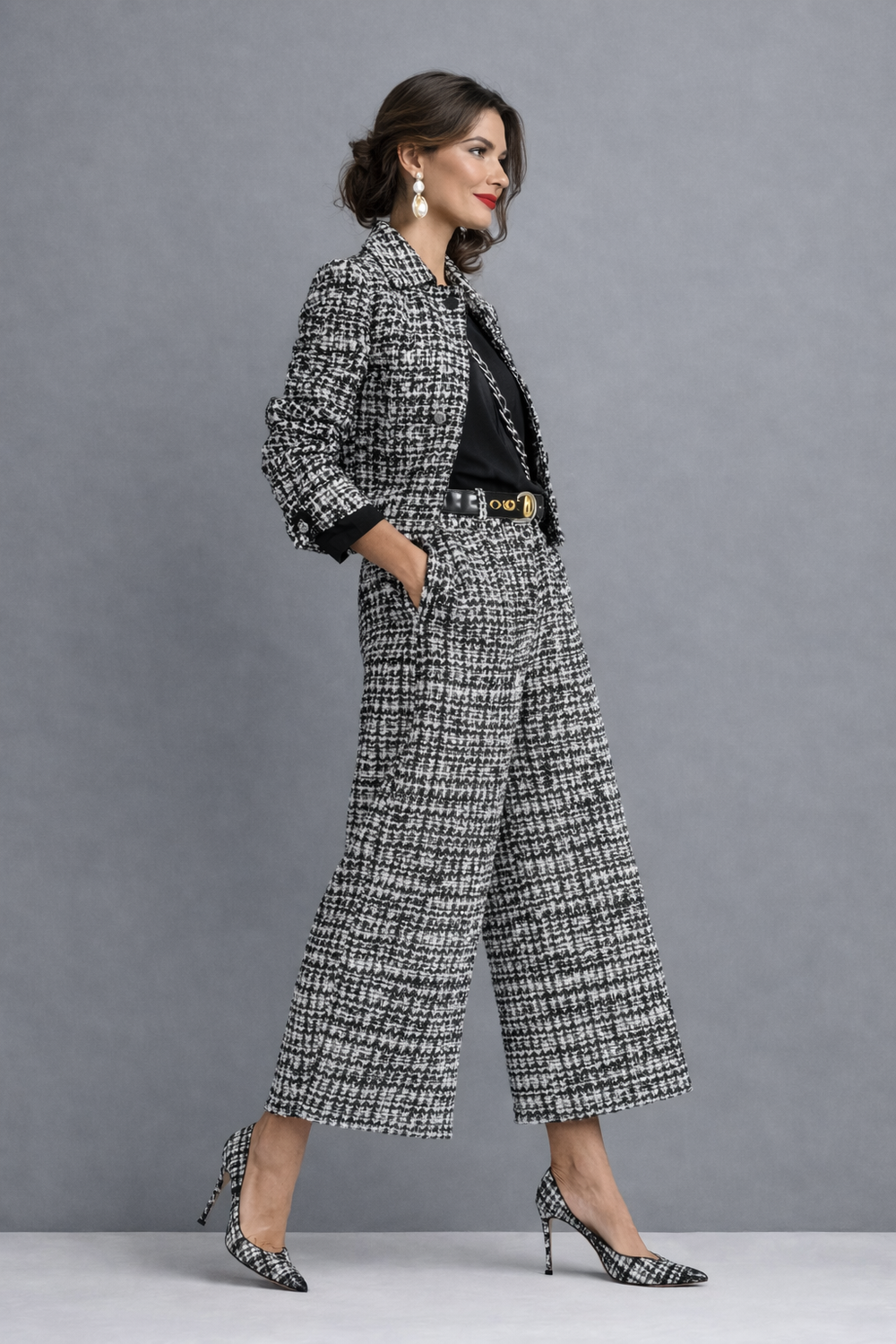 Vivienne | Tweed Set for Cool Days