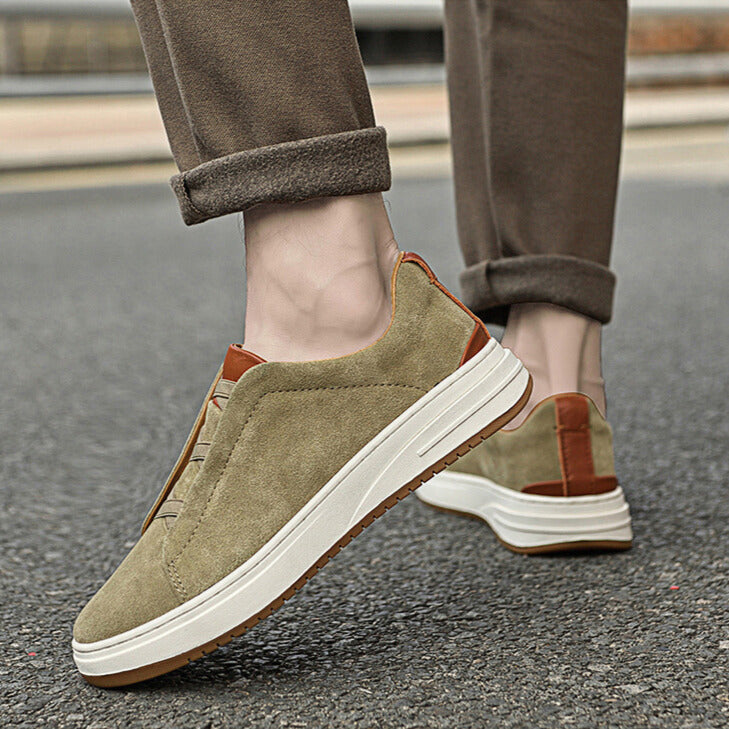 Grégoire | Sneakers Casual en Cuir de Vachette