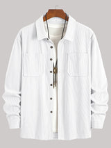 Fabrice | Ribbed Structured Overshirt