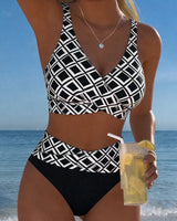 Noémie | Bikini Deux Pièces à Motif Diamant