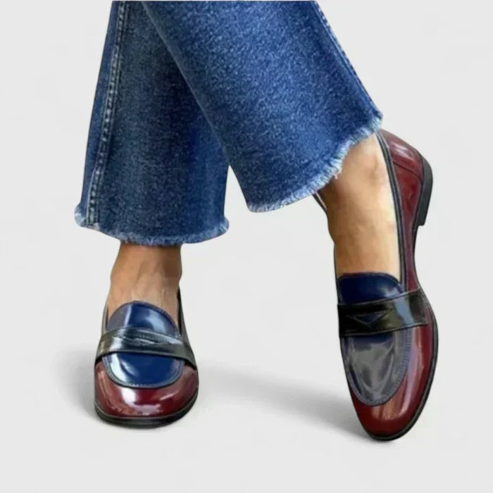 Francesca | Two-Tone Women's Loafers