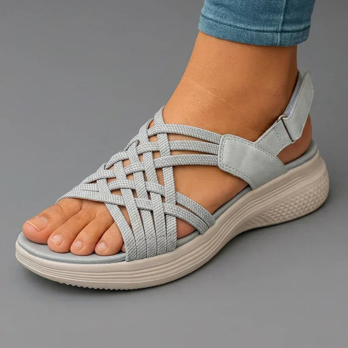 Jocelyne | Sandales Confort Tressées