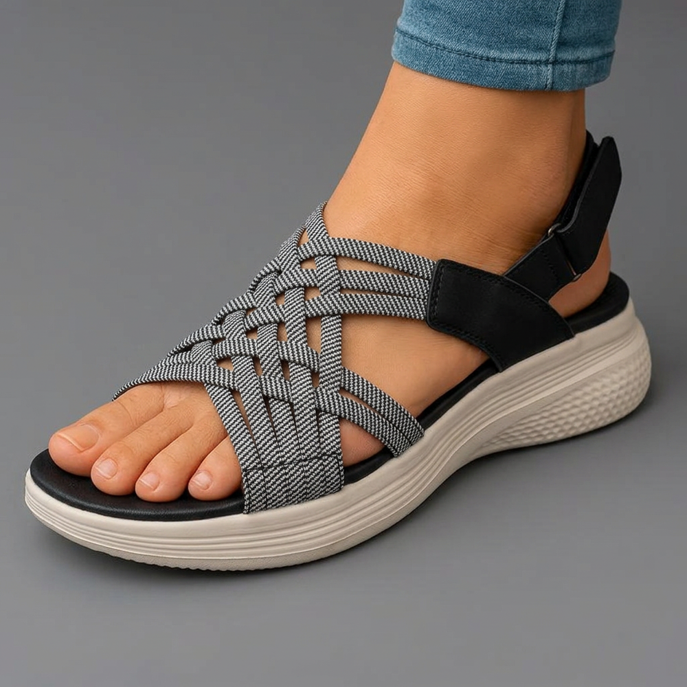 Jocelyne | Sandales Confort Tressées