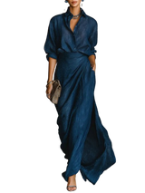 Seraphine | Elegant Blouse and Maxi Dress Set