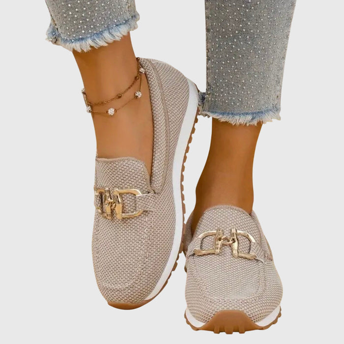 Lucia | Women's Loafers - Beige