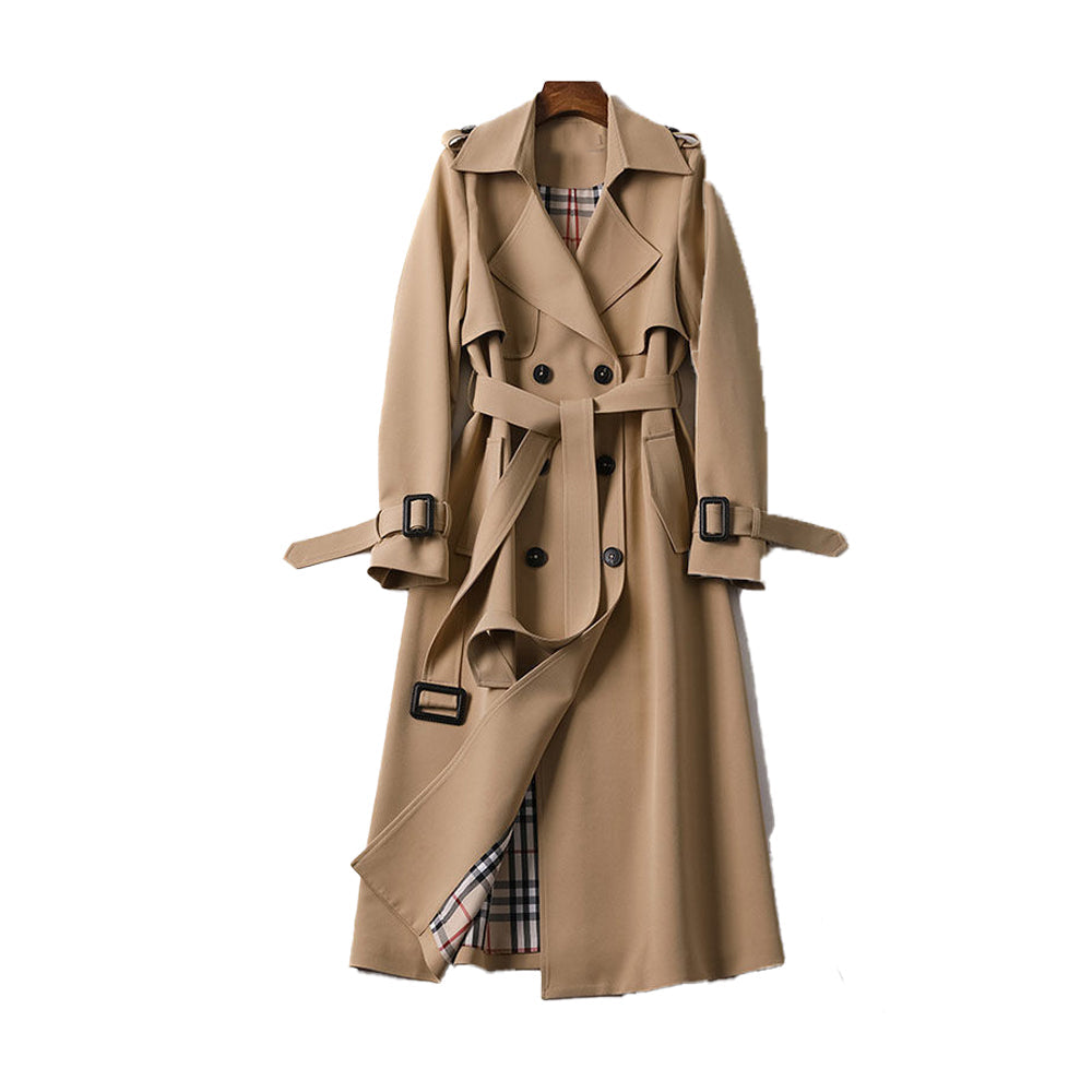 Lena | Elegant Long Trench Coat
