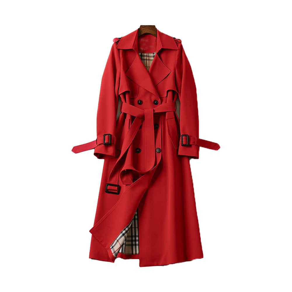 Lena | Elegant Long Trench Coat