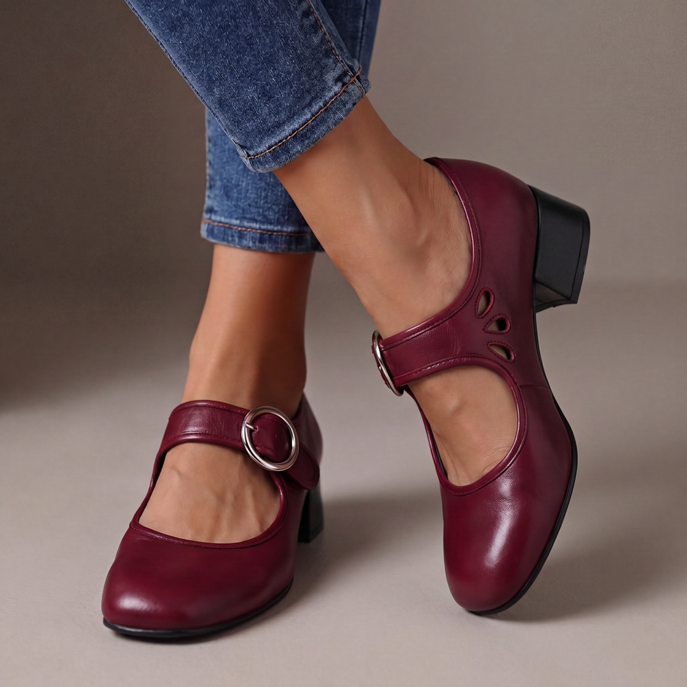 Josefina | Leather Orthopedic Mary Janes