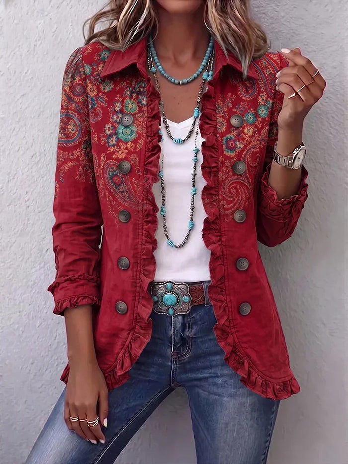Fayrene jacket in Red