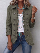Odalys | Bohemian Embroidered Utility Jacket