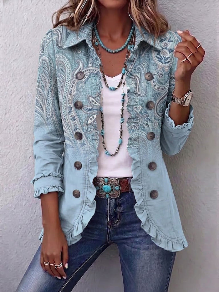 Estrella jacket in Sky Blue