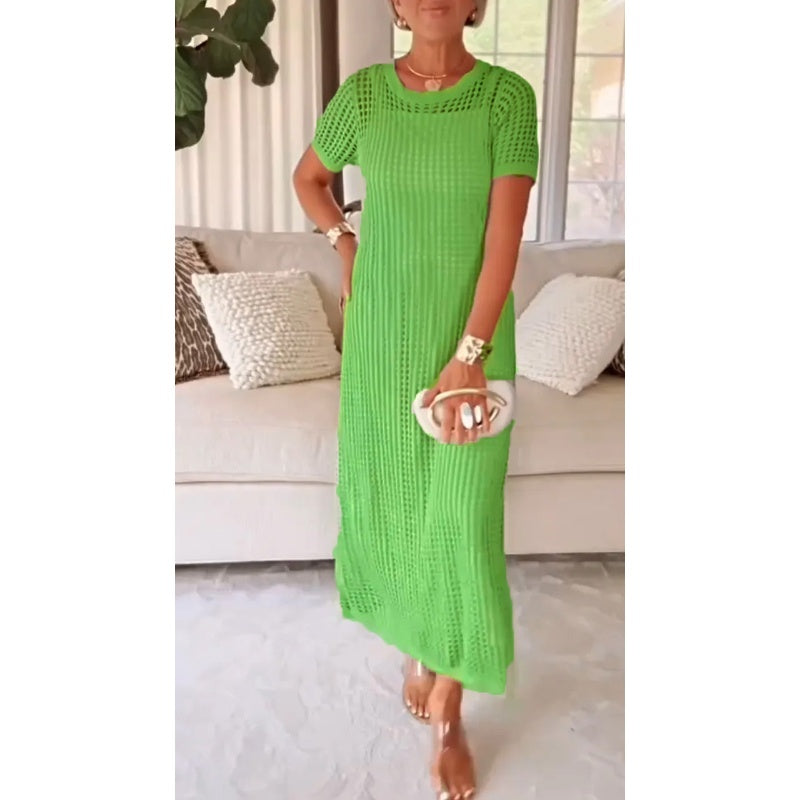 Bethany | Cut-Out Layered Maxi Dress