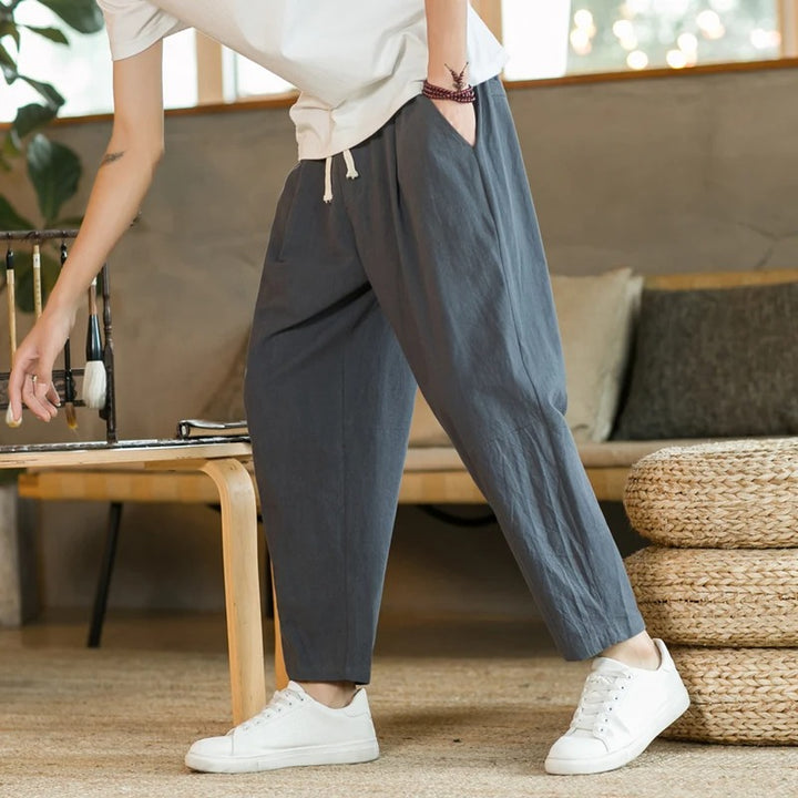 Florent | Pantalon Confortable à Cordon