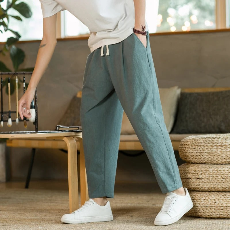 Florent | Pantalon Confortable à Cordon